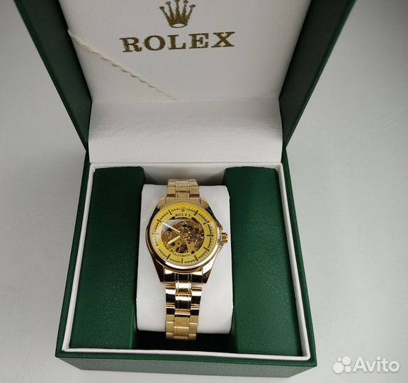 Женские Часы Rolex механические скелетоны