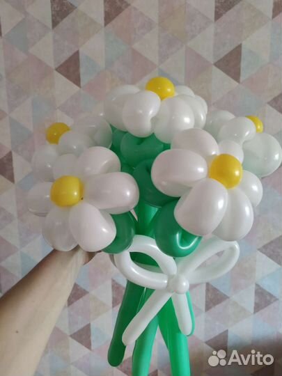 Цветы, фигуры, гирлянды, из воздушных шаров