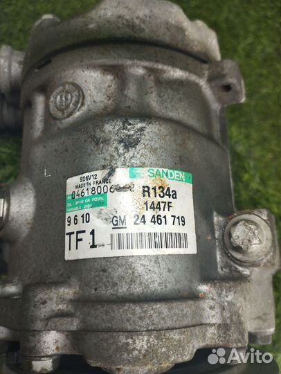 Компрессор кондиционера Опель Корса 24461719; 6854