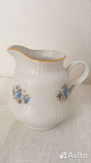 Чайник, сахарница, молочник Рижский фарфор