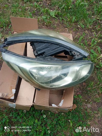 Hyundai solaris фара