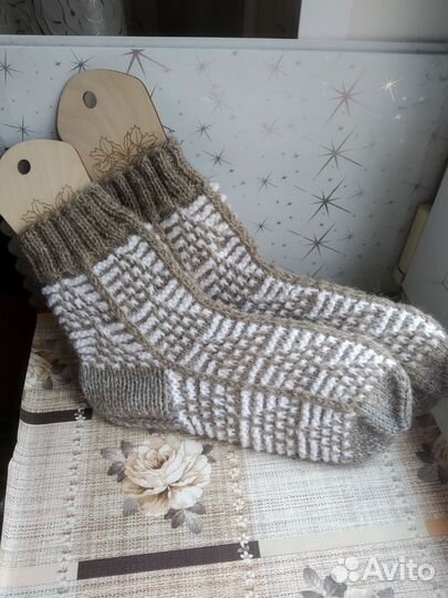 Носки чисто шерстяные