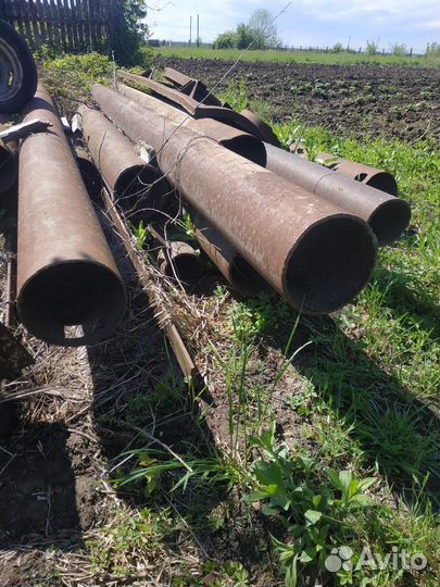 Труба, столбы