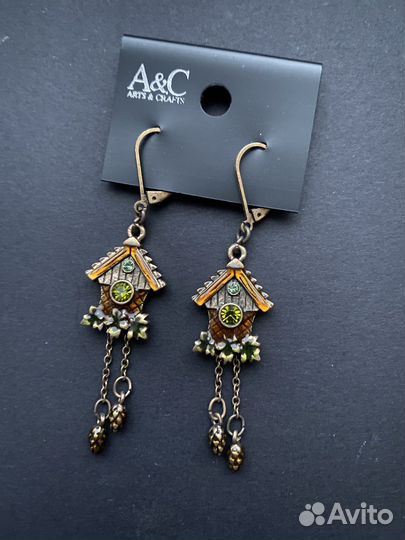 Серьги новые Arts&Crafts