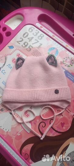 Шапка для девочки демисезон 46-48р