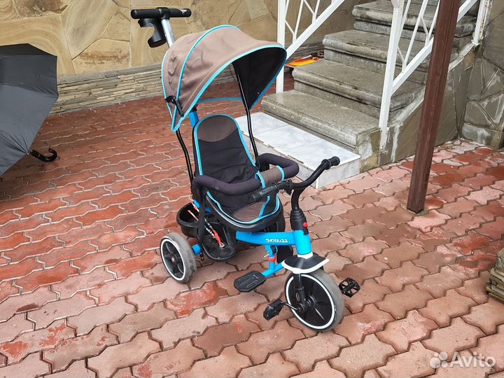 Детский велосипед с ручкой бу