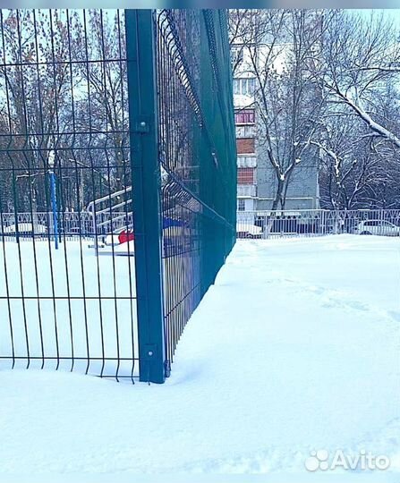 Сетка для забора 3d