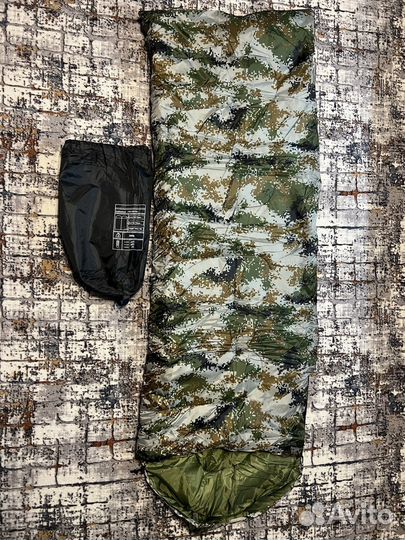 Зимний спальный мешок армейский камуфляж -20