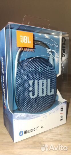 Портативная колонка JBL Clip 4 Blue