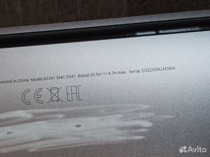 Apple macbook pro 16 2019