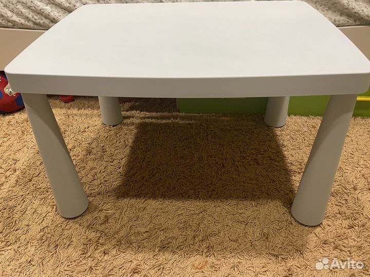 Стол и стул маммут IKEA