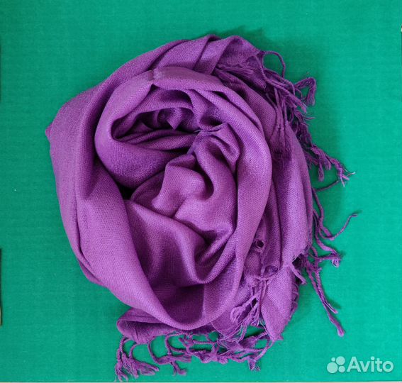 Палантин фиолетовый