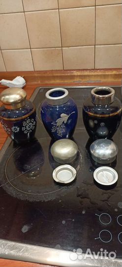 Чайницы стекло фарфор лфз, Вербилки, старый китай