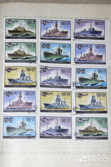 Марки Альбом Большая коллекция