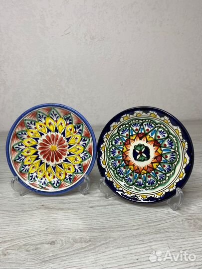 Лт1615С (15см.) тарелка порционная с синей каймой