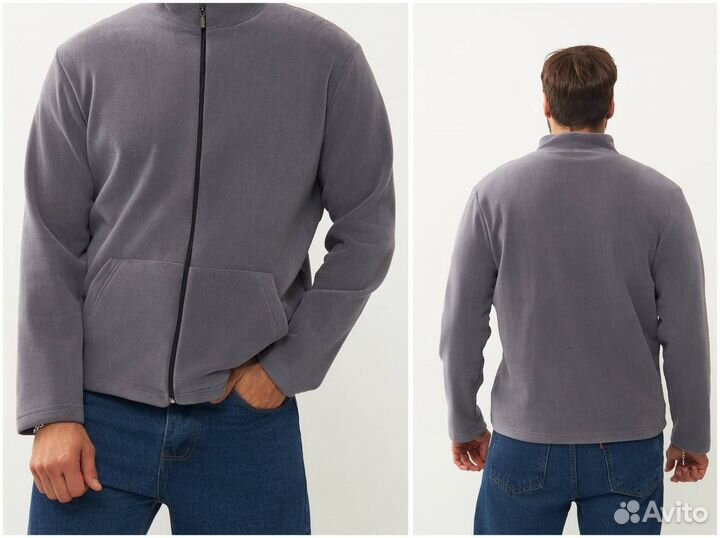 Толстовка на молнии мужская оптом от 5шт