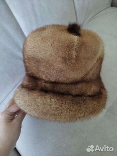 Шапка норковая в хорошем состоянии