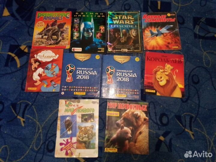 Альбомы, журналами с наклейками (Panini)