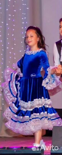 Платье для бальных танцев юниоры 1 стандарт