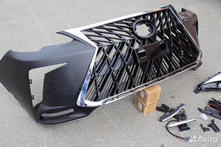 Fortuner 2015+ Бампер с дхо стиль Lexus TRD H7EE4