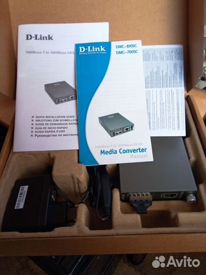 Медиаконвертер D-Link DMC-810SC