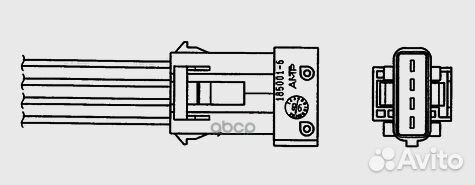 Лямбда-зонд citroen C3 II 09/Nemo 08, fiat