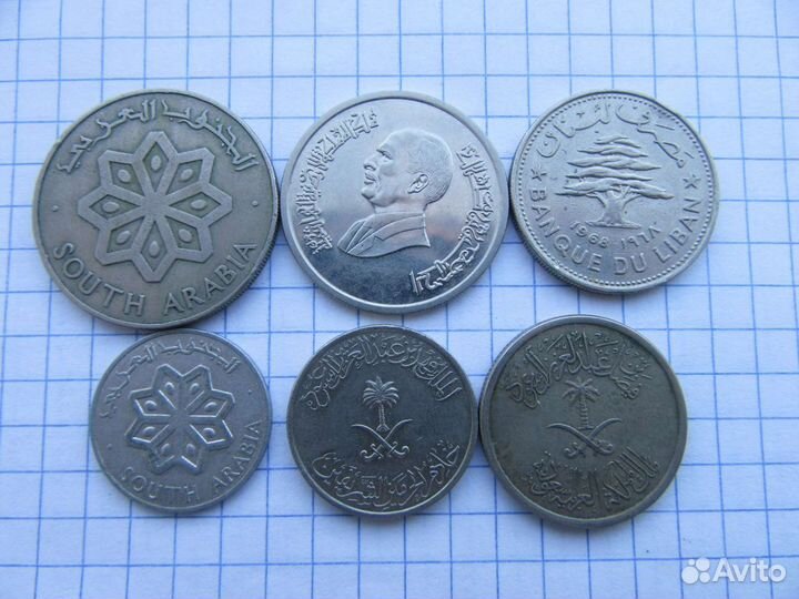 Монеты Америки. Африки. Азии