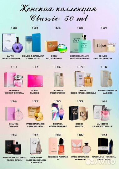 Парфюмерия духи