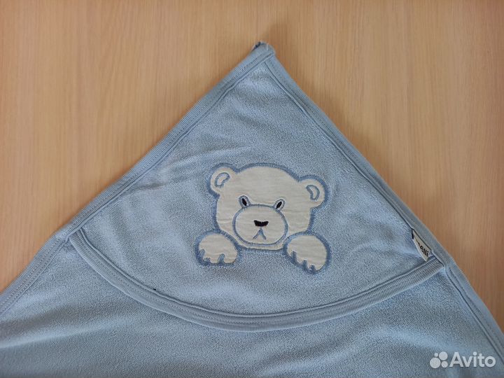 Полотенце детское с уголком-капюшоном