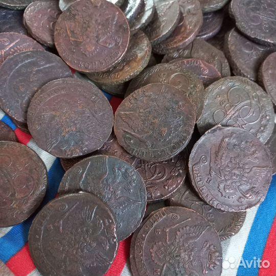 Клады монет Российской империи