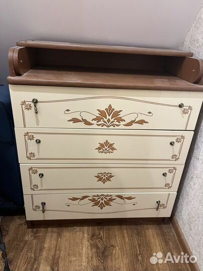 Детская кроватка трансформер с маятником