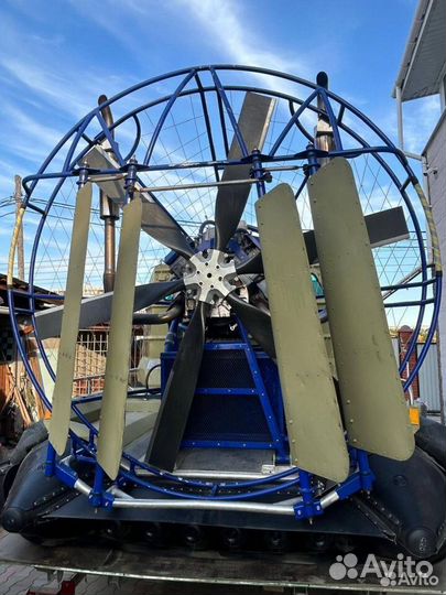 Аэролодка Север 650К с пробегом