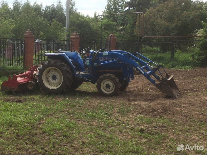 Вспашка земли,целины,газон, минитрактором