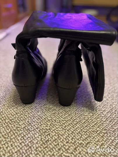 Сапоги женские натуральная кожа демисезонные 39 р