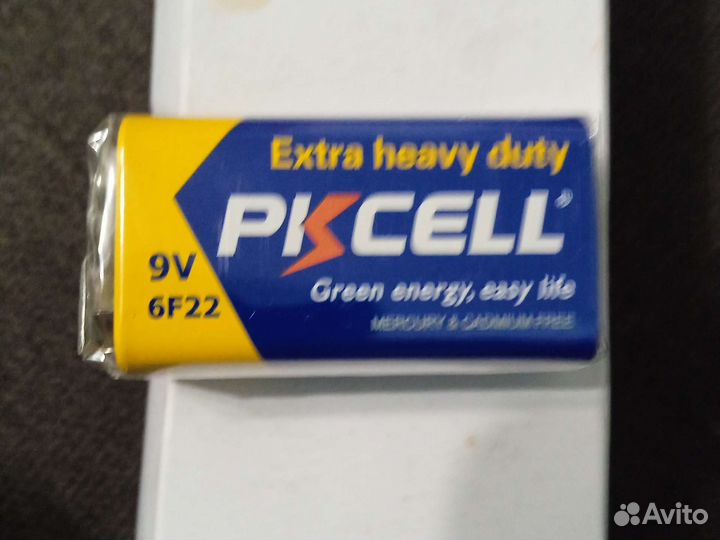 Батарейка 9v крона