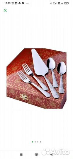 Набор столовых приборов новый