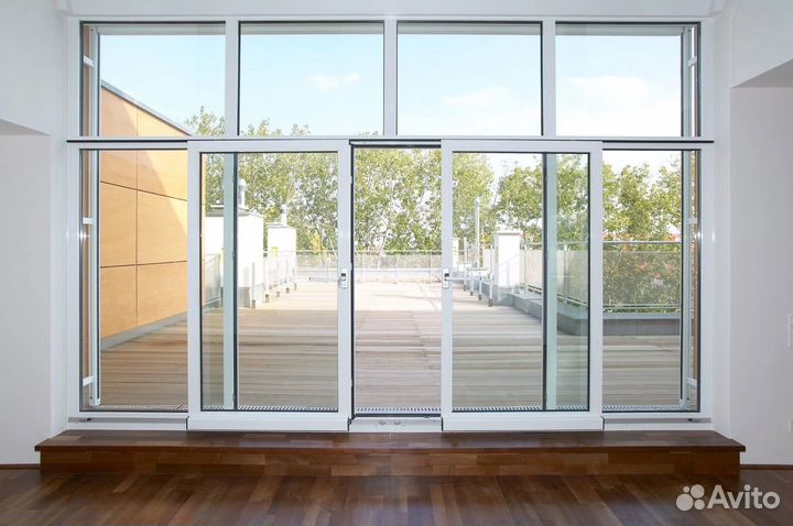 Окна от завода пластиковые алюминиевые двери
