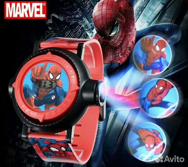 Детские часы с проектором Spider-Man Marvel