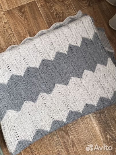 Плед ручная вязка