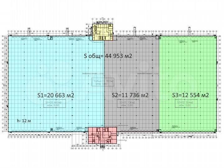 Теплый склад, 15000 м² Класс А+
