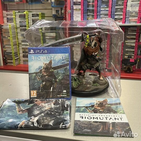 Biomutant ps4 collectors edition новый