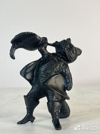 Подсвечник Кот. Каслинское литье. Касли. С иголкой