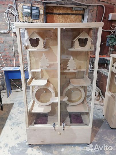 Витрина для шиншилл, клетки, аксессуары