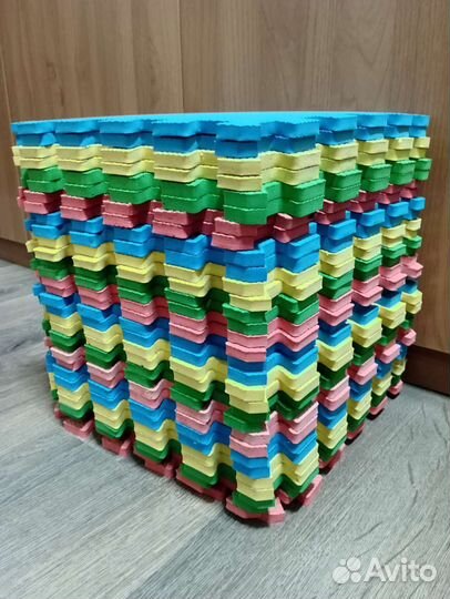 Коврик-пазл детский Eco cover английский алфавит