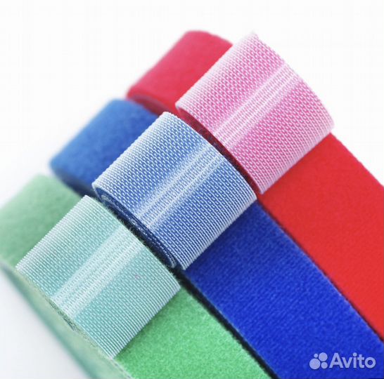 Стяжки для кабеля, липучки, катушка 5 метров