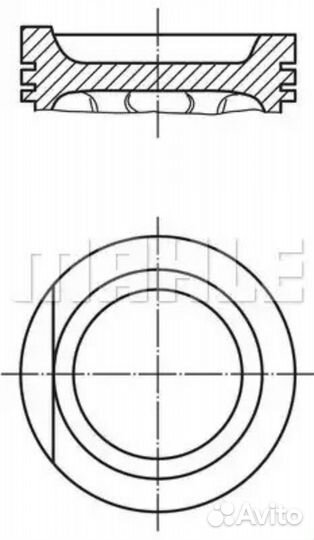 Mahle 034 78 00 Поршнекомплект