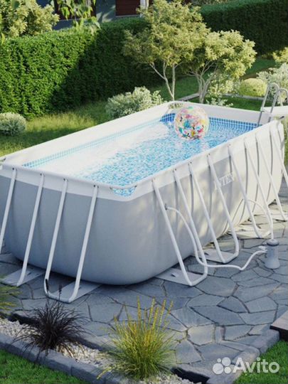 Каркасный бассейн intex 4х2х122 артикул 26790