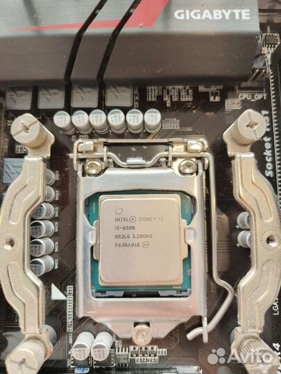 Z170 + i5 6500 + 32гб оперативки + 256гб SSD m2