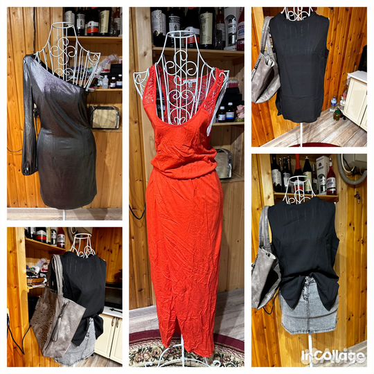 Пакет вещей девушка S бу цена за все