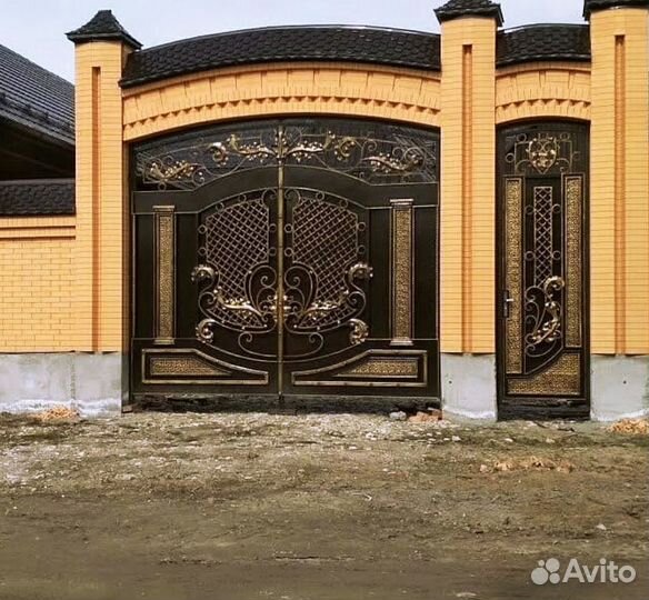 Кованые ворота